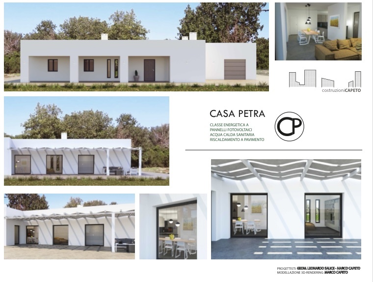Villa Indipendente a c.da Fiorentino Ostuni Brindisi realizzata con i laterizi POROTON della SIAI