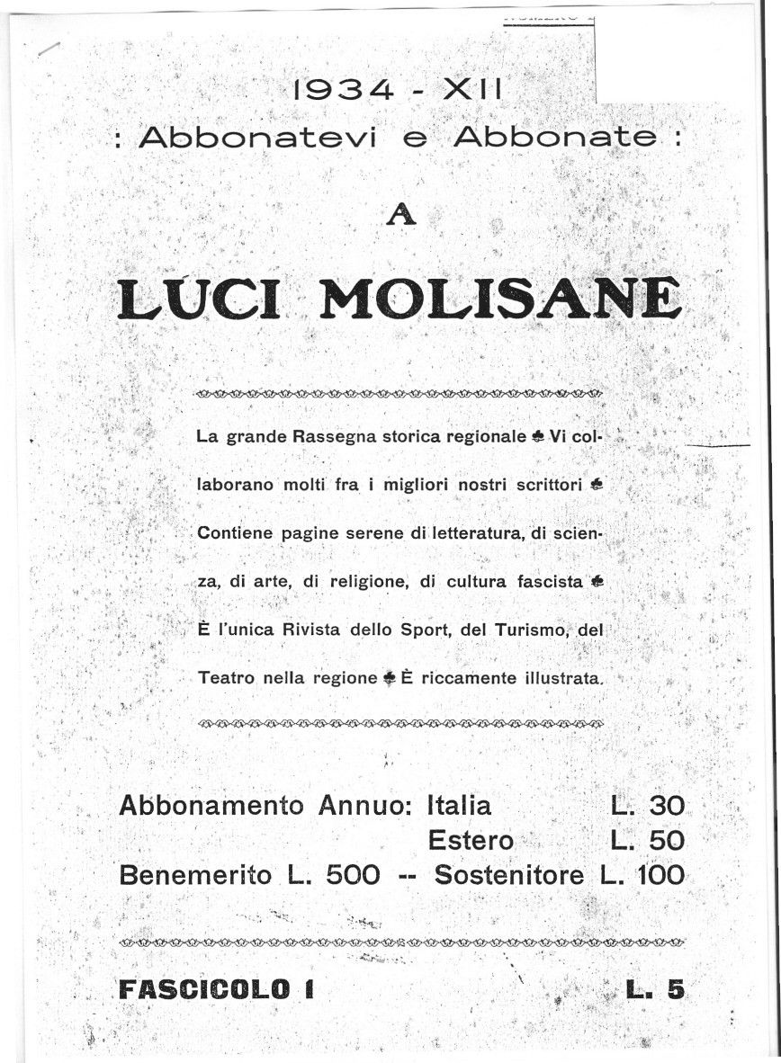 rivista storica Luci Molisane Fornace SIAI Pag 1